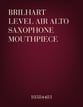 Brilhart Level Air Mouthpiece #3 Metal Alto Saxophone